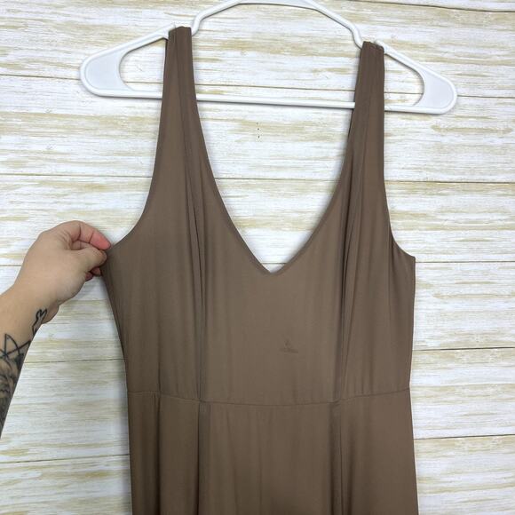 Show Me Your MuMu Jenn Maxi Dress Dune Chiffon - Picture 4 of 11